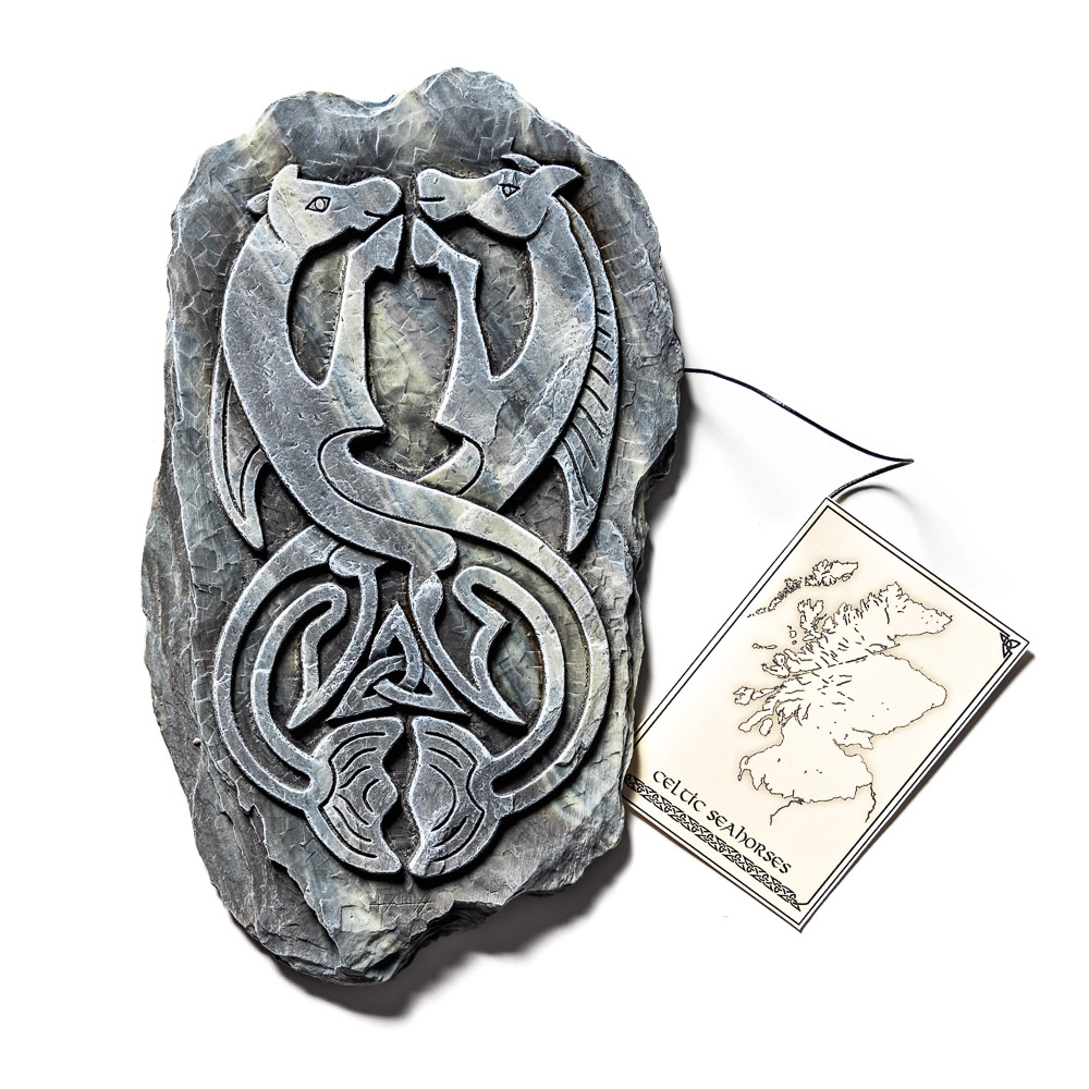 Celtic Seahorses Wall Plaque