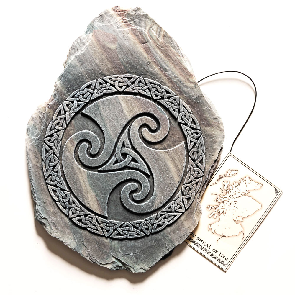 Celtic Spiral Wall Plaque